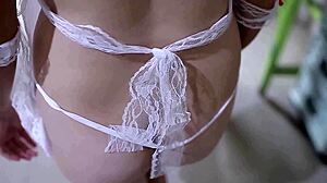 indonesian housewife in miniskirt can't resist fingering her wet pussy