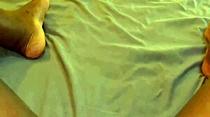 ohh sexy ebony babe fingers her creamy tight pussy till she squirts everywhere