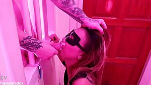 Yoga sex with athletic Thai hotwife bareback fucked while hubby jerks to videogames!