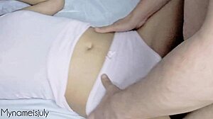 stepdaughter 18 fucked by daddy's friends in mom's room