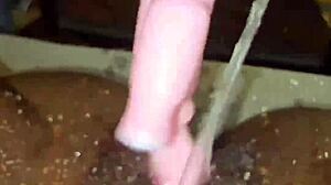 ohh sexy ebony babe fingers her creamy tight pussy till she squirts everywhere