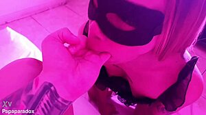 Yoga sex with athletic Thai hotwife bareback fucked while hubby jerks to videogames!