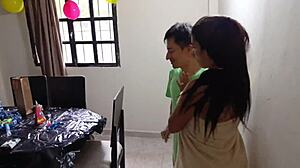 Happy bday daddy, homemade latina pounding your thick cock! 🎉🍆