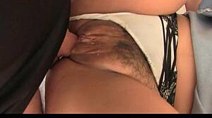 pretty ladyboy bares it all for raw friend pounding