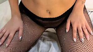 perfect big natural tits on step sis alt college slut 😍 homemade goth couple passion