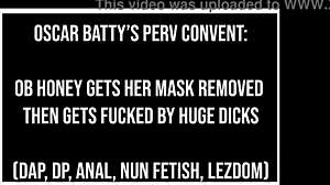 Pervy brazilian nun loses mask then takes triple cock dp anal gape