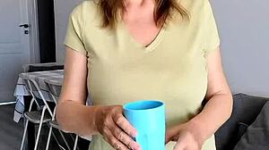 Mature Cougar Gives Jerk Off Instructions Sex Lesson