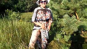 hairy chubby mature flashes pussy skirt upskirt nudist beach outdoor exhibition