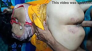 Newlywed Indian Bride's Tight Pussy Stretched by Huge Cock in Bedroom Hindi Dirty Talk Creampie!