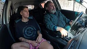 Boyceta hitches ride then gets anal fucked first time outdoors cristal ortega pussy and ass spread wide