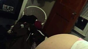 Smoking whore gags on deep throatfuck and swallows cum