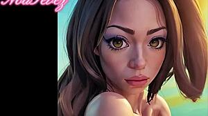 Step Cousin Delivers Birthday Sloppy Deepthroat Blowjob Then Rides in Bedroom POV