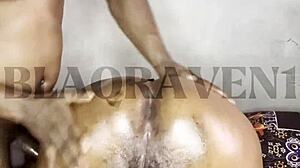 Homemade Fingers Tickling Huge Ass Pussy While Spanking Shaking Cheeks