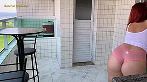 latina maid bends over cleaning that ass too hard to resist