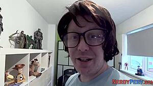 i couldn't resist swallowing that nerd's throbbing cock whole
