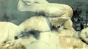 vintage interracial encounter in antique london with hairy taboo