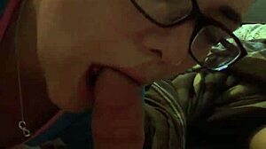 Smoking whore gags on deep throatfuck and swallows cum