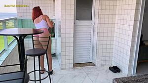 latina maid bends over cleaning that ass too hard to resist