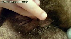 fucking myself tied up big clit closeup turning purple hairy pussy
