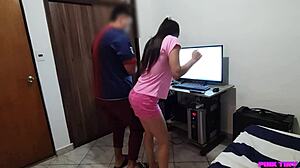 Friend Teaches Reggaeton Ass Grind