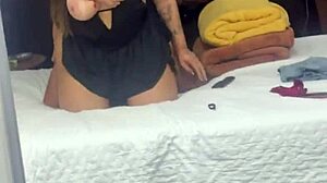 Ela begs for creampie in her spacious vagina, inseminated like a whore