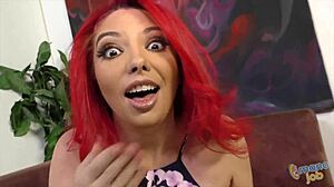 redhead kiki daire i luv strokin that huge dick n slurpin all da cum