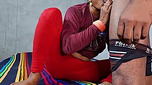 Girlfriend flips out over huge cock then takes desi boyfriend pounding 😡🍆