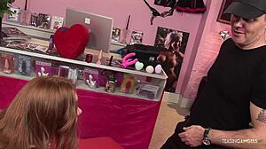 Redhead Milf's Lingerie Fuels Her Bound Anal Bondage Thrill