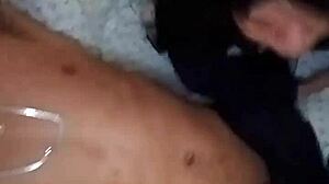 stepbro forces me to suck his dick after alone 😈🍆