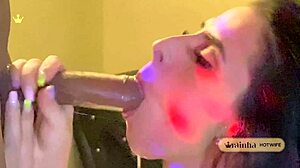 humiliated the cuckold made him clean up after the big black cock wrecked my brazilian wife's pussy