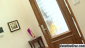 Licensed to blow! Lizz Tayler’s bubble butt stepsis gets horny rough!
