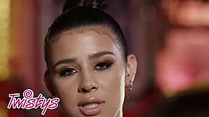 stunning brunette kylie rocket fingers her shaved pussy to wet moaning orgasm