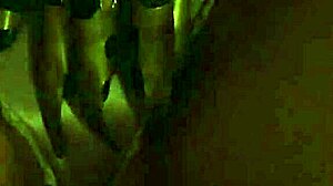 imagine tied up lesbian slave moaning as dominant madame punishes her big ass in garage bondage