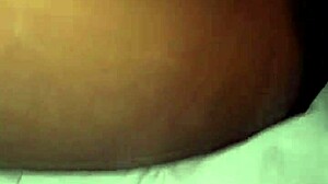 This curvy housewife finally spreads her wet ebony pussy for me as tenancy payment in her bedroom