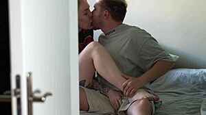 hot college couple doggystyle cowgirl fuck caught on pov airbnb