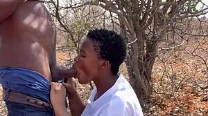 big black cock pickup in forest creampies ebony pussy outdoors