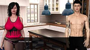 Phone Call Tempts Her Big Tits and Hairy Curves
