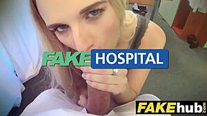 What if horny big tits milf chiropractor seduces doctor after fake hospital massage?