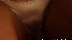 imagine tied up lesbian slave moaning as dominant madame punishes her big ass in garage bondage