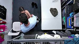 yo dude, caught that teen thief? now she's cum stuffed after rough pounding
