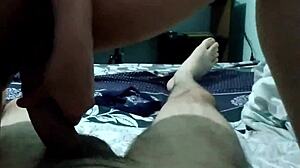 Stop playing with cock and mount fast to get pregnant slut