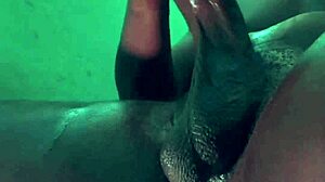 sneak a peek at this horny african breeder stroking his massive bbc till explosion