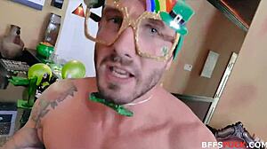 Lusty Irish Hoes Ride Hard on St. Patrick's Day Orgy