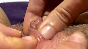 check out this huge clit jerking to extreme orgasm closeup!