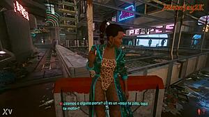 he grabs ebony street fuck doll for raw jig jig cyberpunk romp