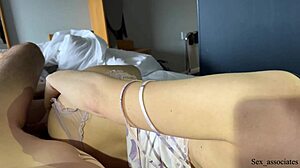 stepsis wakes horny from wet dream feels bros dick on her ass