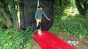 WOW! PUBLIC CROSSDRESSER HUMILIATED OUTDOORS?!
