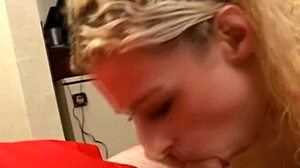 Young Blonde Wife's Perky Ass Teases For Lick And Horny Titty Fuck Play