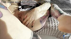 uhh split the bed with stepsis now shes riding my big cock cowgirl to creampie