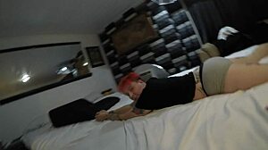 Violet Coxx teases FTM man with raw POV sex